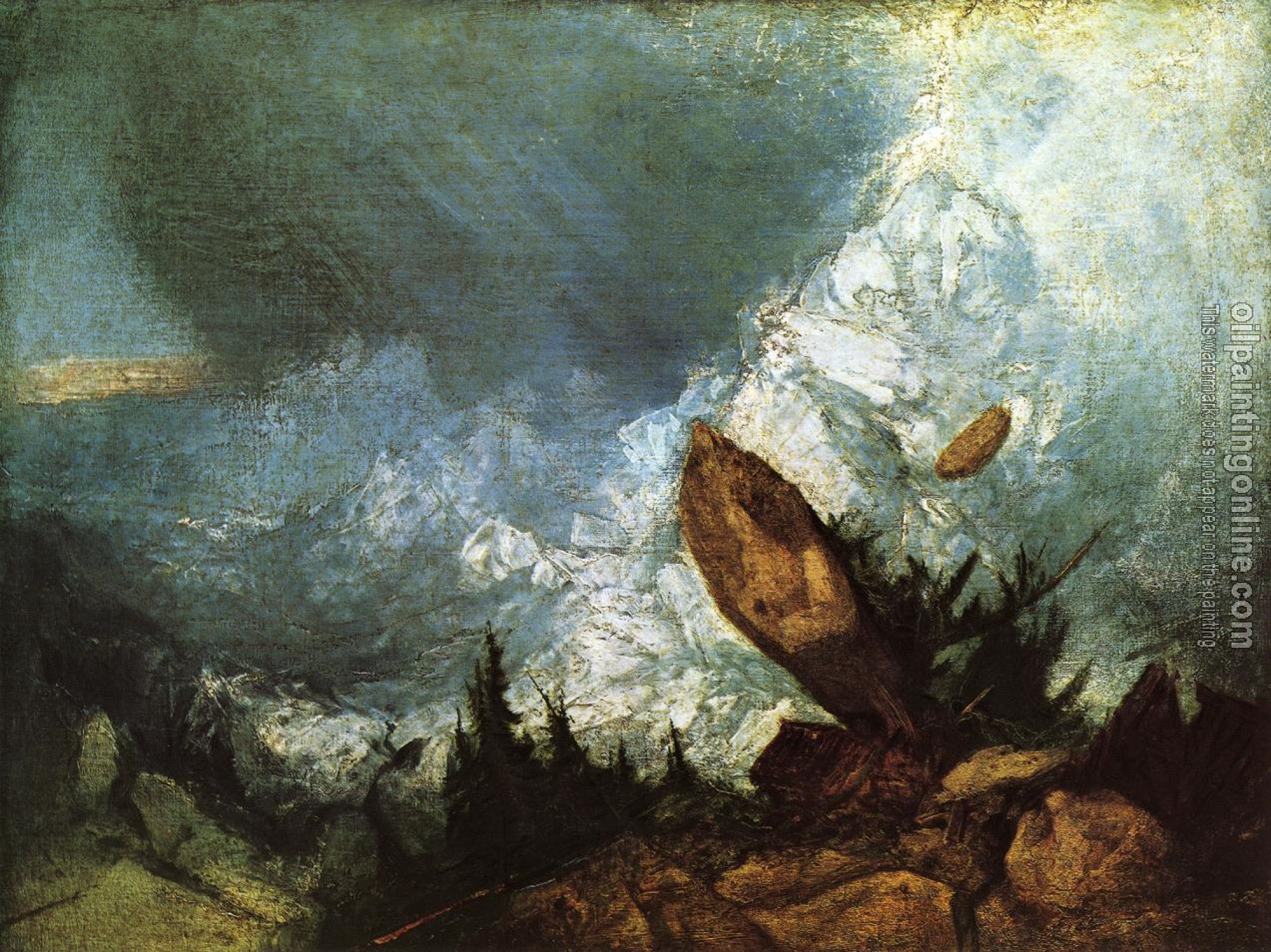 Turner, Joseph Mallord William - The Fall of an Avalanche in the Grisons